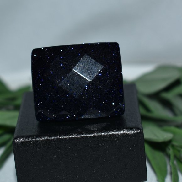 Lola Rose Simulated Goldstone Ring, Size 10 - Picture 4 of 6